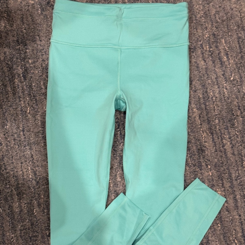 Athleta Accelerate 7/8 Leggings Gulf Green
